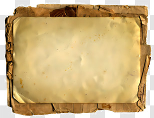 Background - Vintage Paper With Worn Edges Transparent PNG
