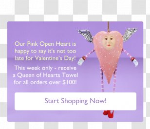 Greeting & Note Cards Pink M Organism - Heart - Embroidered Envelopes Transparent PNG