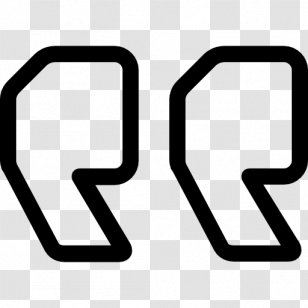 Quotation Mark Symbol Comma Transparent PNG
