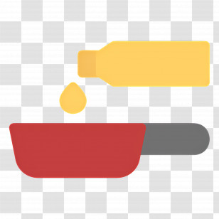 Cooking Oil - Oil Pouring Into Pan For Cooking Concept Transparent PNG