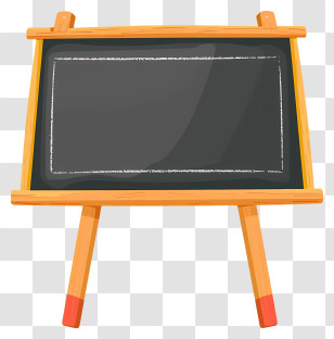 Chalk Board - Wooden Classroom Chalkboard Illustration Transparent PNG