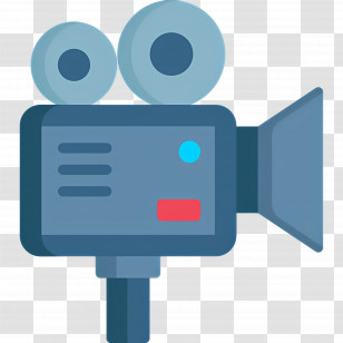 Video Camera - Vintage Movie Camera Cartoon Illustration Transparent PNG