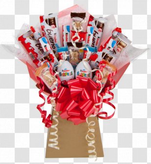 Food Gift Baskets Kinder Chocolate Bueno Surprise Happy Hippo - Basket - Big Tree Material Transparent PNG