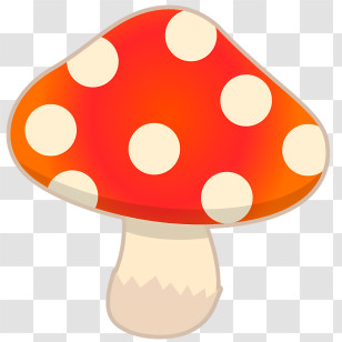 Mushroom - Red And White Spotted Mushroom Illustration Transparent PNG
