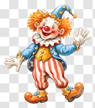 World Juggling Day - Colorful Clown Illustration Transparent PNG