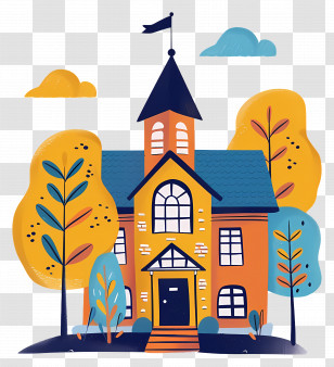 House - Small Cute Doodle House Transparent PNG