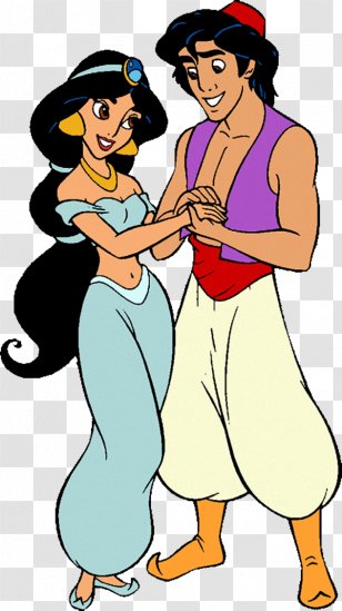 Genie Princess Jasmine Aladdin Jafar Cartoon - Art Transparent PNG
