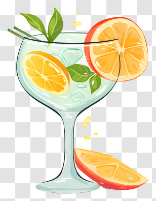 Orange Juice - Refreshing Lemon Drink Illustration Transparent PNG