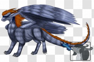 Dragon Mammal Carnivora Feather - Wing - Light Grey Shading Transparent PNG