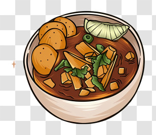 Thai Food - Delicious Vegetable Soup Bowl Transparent PNG