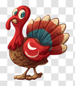 Turkey Logo - Festive Turkey Bird Transparent PNG