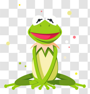 Kermit The Frog - Happy Frog Cartoon Transparent PNG