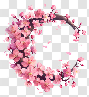Cherry Blossom - Cherry Blossom Branch Transparent PNG