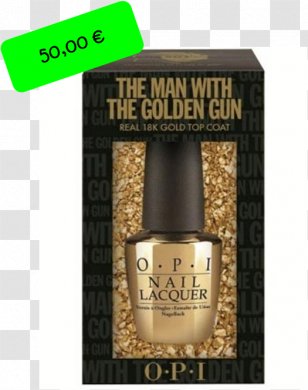 James Bond OPI Products Nail Polish Art - Skyfall - Gold Gun Transparent PNG