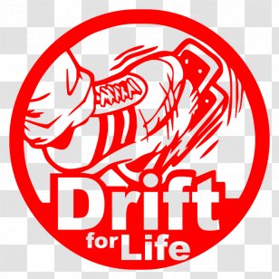 Formula D Car Drifting Sticker Decal - Area Transparent PNG
