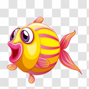 Fish Vector Graphics Royalty-free Clip Art Cartoon - Deep Sea - Ocean Animals Transparent PNG