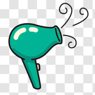 Icon - Green Hair Dryer Illustration Transparent PNG