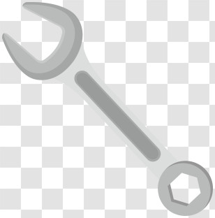 Wrench - Metal Spanner For Mechanical Use Transparent PNG