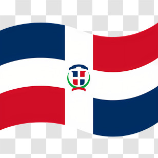 Dominican Republic Flag - Dominican Republic National Flag Transparent PNG