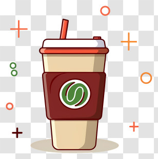 Plastic Cup - Takeaway Coffee Cup Illustration Transparent PNG