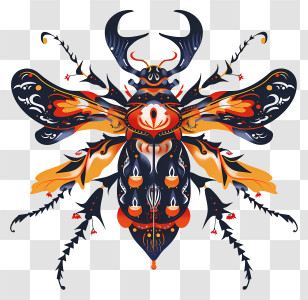 Tibetan Beetle - Colorful Beetle Illustration Transparent PNG