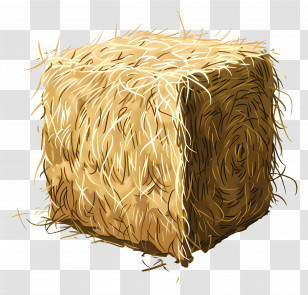Bale Of Hay - Hay Bale Transparent PNG