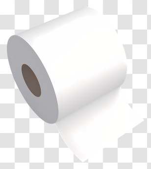 Toilet Paper - White Toilet Paper Roll Transparent PNG