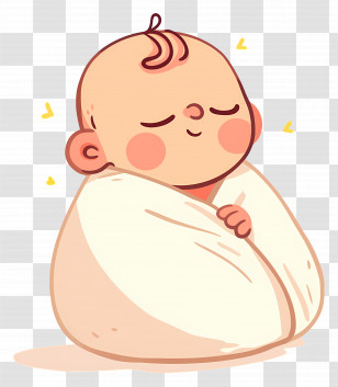 World Prematurity Day - Cute Cartoon Baby Illustration Transparent PNG