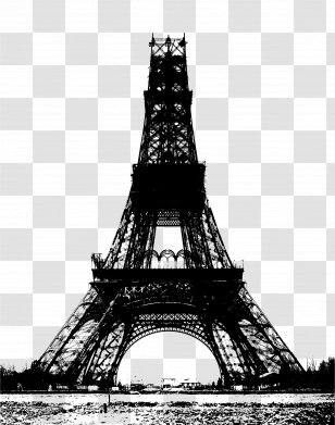 Eiffel Tower Champ De Mars Exposition Universelle Monument - Photography Transparent PNG