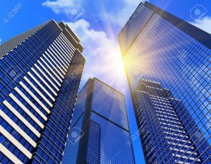 Commercial Property Real Estate Business Building - Tower Block Transparent PNG