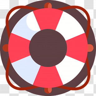 Lifebuoy - Red And White Lifebuoy For Safety Transparent PNG