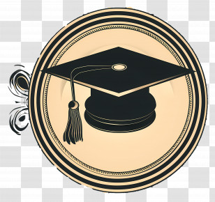 Graduation Background - Graduation Cap Symbol Transparent PNG