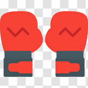 Boxing Punch - Red Boxing Gloves Illustration Transparent PNG
