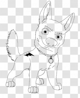 Coloring Book Penny Character The Walt Disney Company Child - Cat - Bolt Transparent PNG