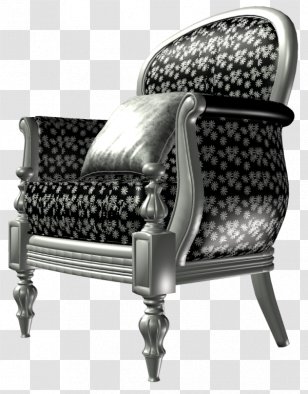 Club Chair Armrest - Silhouette - Design Transparent PNG