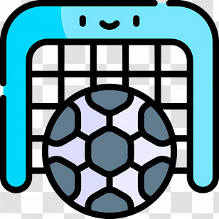 Football Net - Soccer Goal With Ball Transparent PNG