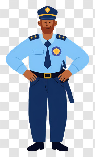 Policeman In Uniform - Police Officer In Uniform Transparent PNG