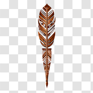 Indian Arrow
 - Tribal Pattern Feather Transparent PNG