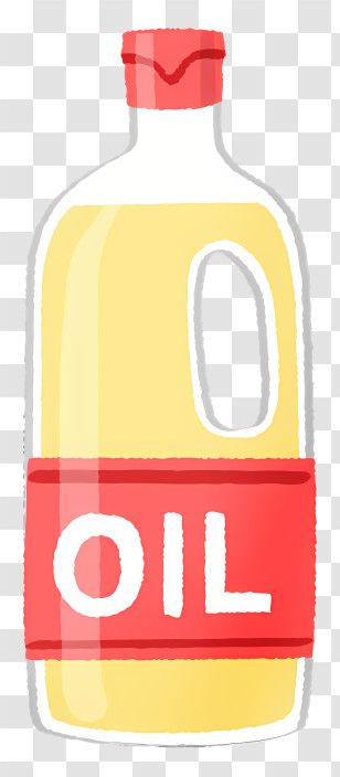 Icon - Illustration Of Oil Bottle Transparent PNG