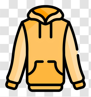 Hoodie Logo - Casual Yellow Hoodie Illustration Transparent PNG