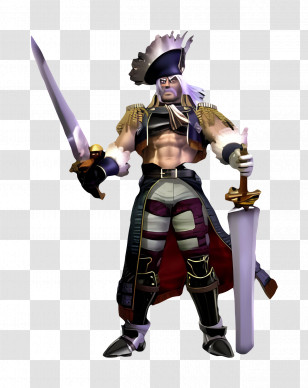 Cervantes De Leon - Sword-Wielding Warrior Character Transparent PNG