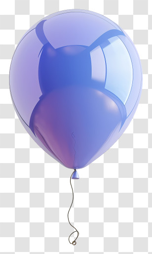 Balloon - Purple Helium Balloon Illustration Transparent PNG