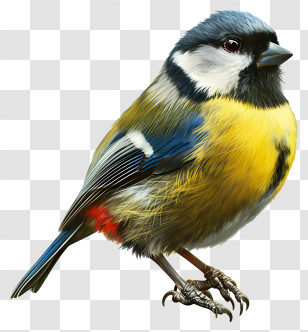 Bird Day - Colorful Bird With Bright Feathers Transparent PNG