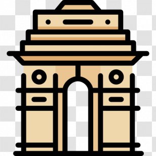 India Gate Gateway Of Monument - Brazil Landmark Transparent PNG
