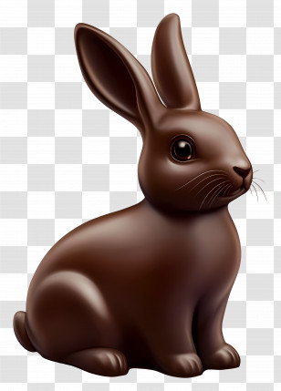 Chocolate Bunny - Chocolate Rabbit For Easter Transparent PNG