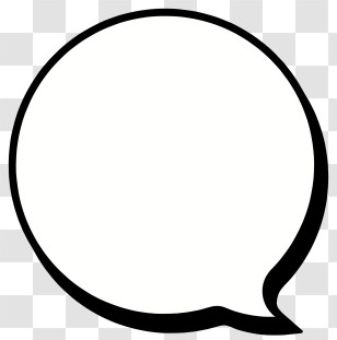 Text Box - Speech Bubble Outline Illustration Transparent PNG
