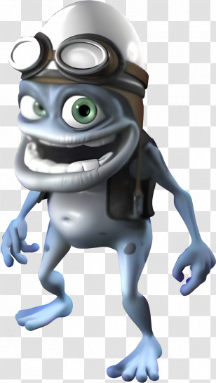 Crazy Frog - Crazy Frog Character With Goggles Transparent PNG