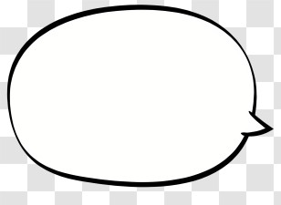 Text Box
 - Simple Blank Speech Bubble Design Transparent PNG