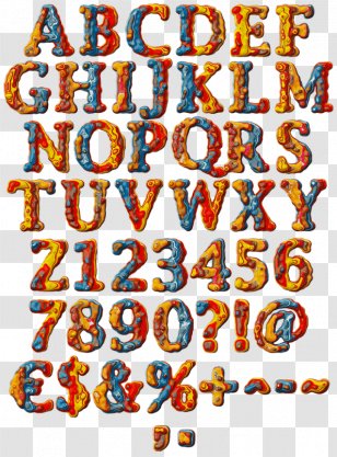 Drawing Lettering Alphabet Font - Letter - Colorful Letters X Transparent PNG
