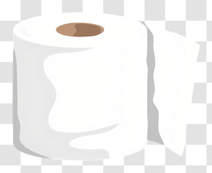 Toilet Tissue - Toilet Paper Roll With Unrolled Sheet Transparent PNG